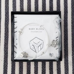 Alex and Ani Baby Block Bracelet
